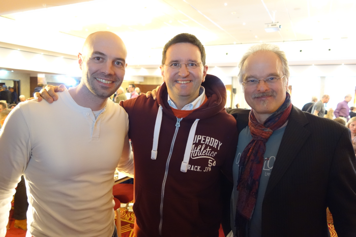 Mit meinen Buddies Heiko Schwardtmann und Tom Freudenthal
