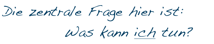 Was kann ich tun