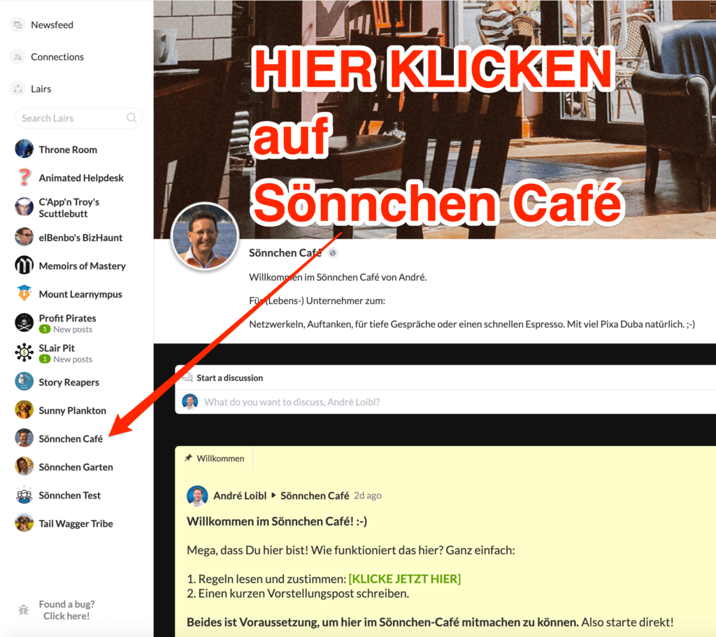 Bildschirmfoto 2021 08 12 um 18 04 10 - Zugang zum Sönnchen Café
